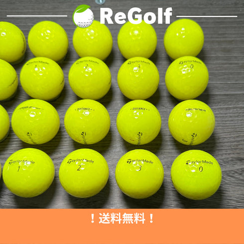 【中古】 ロストボール テーラーメイド イエロー 銘柄混合 20球 Bランク ゴルフボール リゴルフ