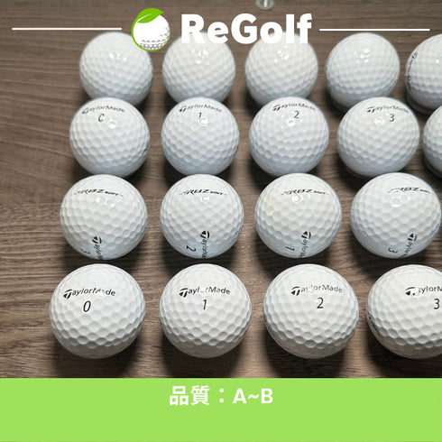 【中古】 ロストボール テーラーメイド RBZ SOFT ロケットボールズ ソフトボール ホワイト 20球 ABランク ゴルフボール リゴルフ