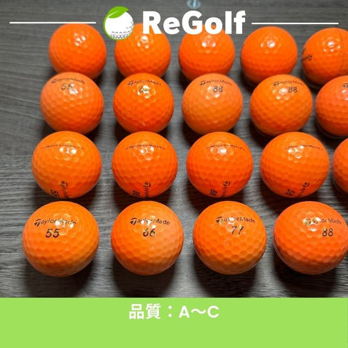 【中古】 ロストボール テーラーメイド ロケットボールズ オレンジ 20球 ACランク ゴルフボール リゴルフ