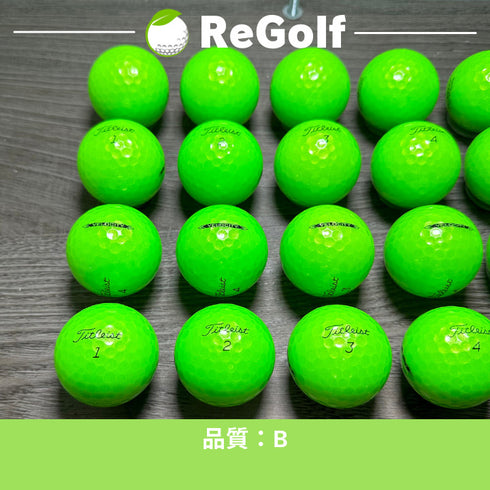 【中古】 ロストボール タイトリスト ベロシティ グリーン 2022年モデル 20球 Bランク ゴルフボール リゴルフ