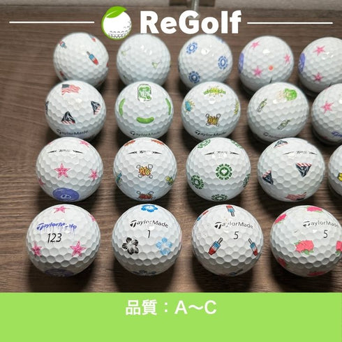 【中古】 ロストボール テーラーメイド TP5 Pix レアボール 2021年モデル 20球 ACランク ゴルフボール リゴルフ