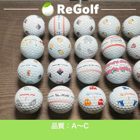 【中古】 ロストボール テーラーメイド TP5x Pix レアボール 2024年モデル 20球 ACランク ゴルフボール リゴルフ