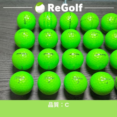 ロストボール タイトリスト ベロシティ グリーン 2022年モデル 20球 Cランク ゴルフボール