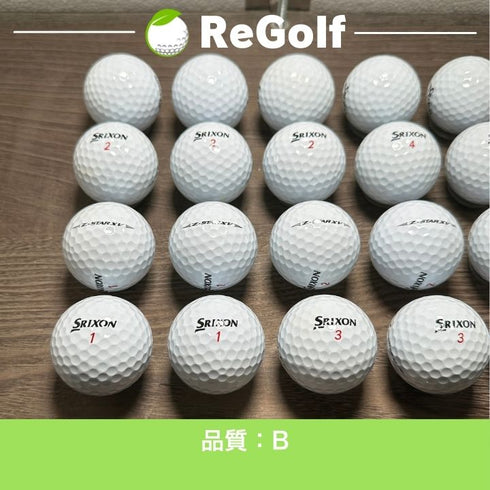 【中古】 ロストボール テーラーメイド DISTANCE + ディスタンス プラス ホワイト 2025年モデル 20球 Bランク ゴルフボール リゴルフ