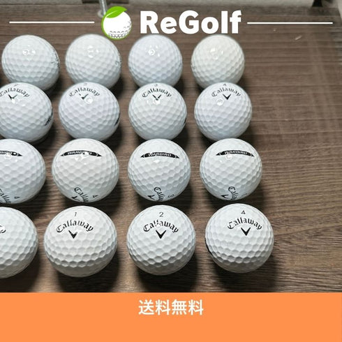 【中古】 ロストボール キャロウェイ ウォーバード ホワイト 2025年モデル 20球 Aランク ゴルフボール リゴルフ