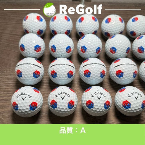 【中古】 ロストボール キャロウェイ クロムツアー X トゥルートラック ホワイト 2024年モデル 20球 Aランク ゴルフボール リゴルフ