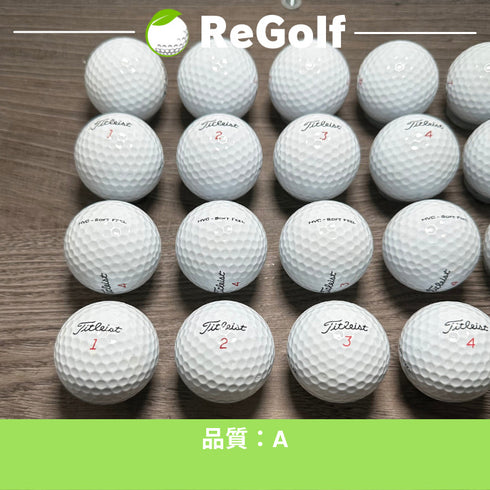 【中古】 ロストボール タイトリスト HVC SOFT FEEL ソフトフィール ホワイト 20球 Aランク ゴルフボール リゴルフ