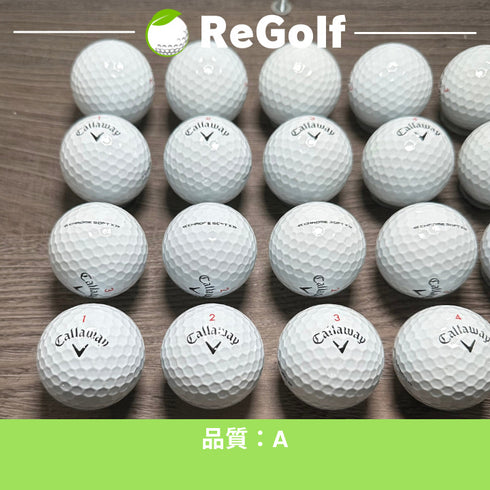 【中古】 ロストボール キャロウェイ クロムソフト X ホワイト 2022年モデル 20球 Aランク ゴルフボール リゴルフ