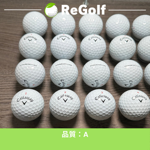 【中古】 ロストボール キャロウェイ クロムソフト X LS ホワイト 年式混合 20球 Aランク ゴルフボール リゴルフ