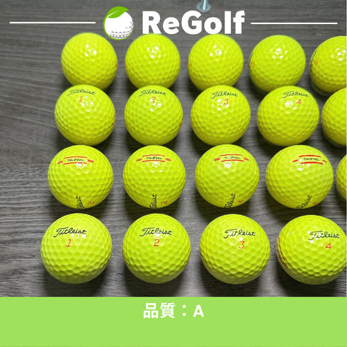 【中古】 ロストボール タイトリスト Trufeel トゥルーフィール イエロー 年式混合 20球 Aランク ゴルフボール リゴルフ