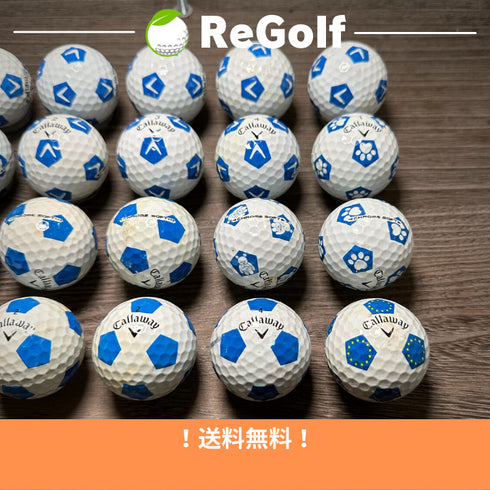 【中古】 ロストボール キャロウェイ クロムソフト TRUVIS ブルー 20球 ぉ試ランク ゴルフボール リゴルフ