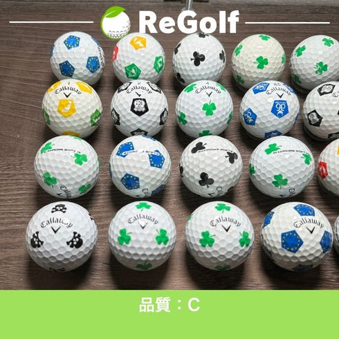 【中古】 ロストボール キャロウェイ クロムソフト TRUVIS レアボール 20球 Cランク ゴルフボール リゴルフ