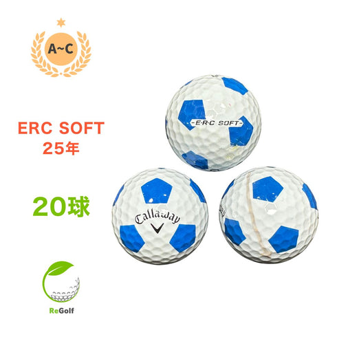 ロストボール キャロウェイ ERC SOFT TRUVIS ブルー 2025年モデル 20球 ACランク ゴルフボール