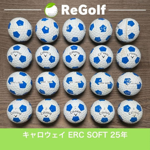 ロストボール キャロウェイ ERC SOFT TRUVIS ブルー 2025年モデル 20球 ACランク ゴルフボール
