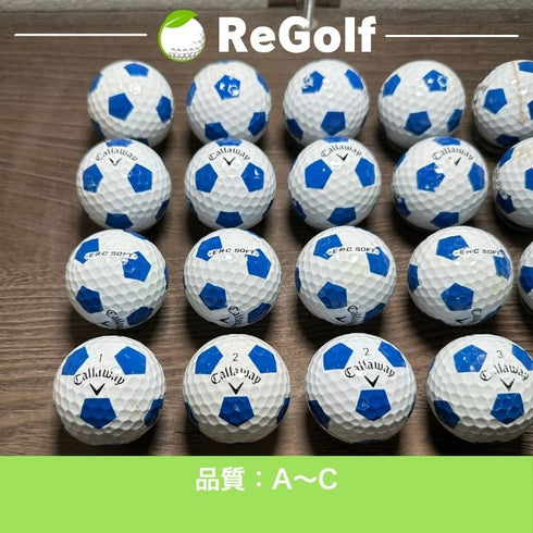 ロストボール キャロウェイ ERC SOFT TRUVIS ブルー 2025年モデル 20球 ACランク ゴルフボール