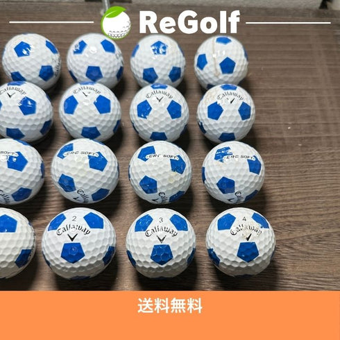 ロストボール キャロウェイ ERC SOFT TRUVIS ブルー 2025年モデル 20球 ACランク ゴルフボール