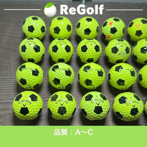 ロストボール キャロウェイ ERC SOFT TRUVIS イエロー 2025年モデル 20球 ACランク ゴルフボール