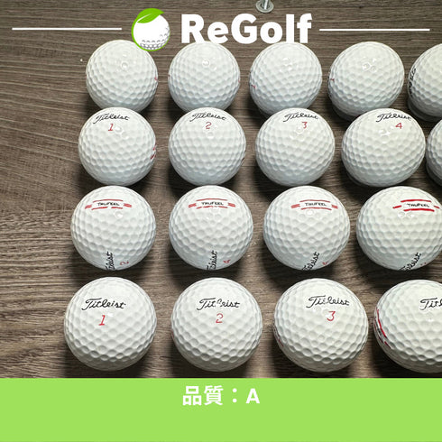 【中古】 ロストボール タイトリスト Trufeel トゥルーフィール ホワイト 年式混合 20球 Aランク ゴルフボール リゴルフ