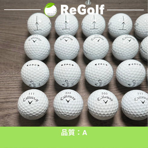 【中古】 ロストボール キャロウェイ ERC ホワイト 2019年モデル 20球 Aランク ゴルフボール リゴルフ