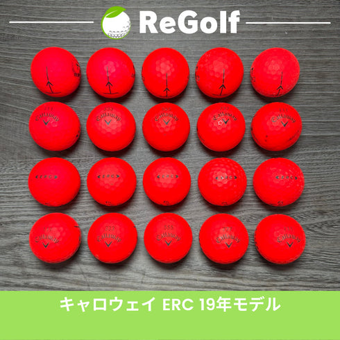 【中古】 ロストボール キャロウェイ ERC レッド 2019年モデル 20球 ぉ試ランク ゴルフボール リゴルフ