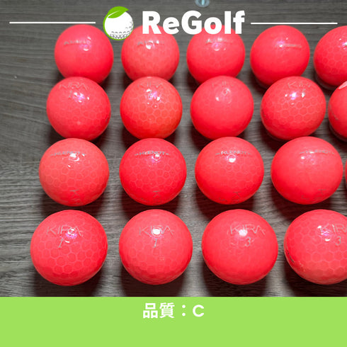 【中古】 ロストボール キャスコ KIRA キラ KLENOT クレノ ピンク 20球 ACランク ゴルフボール リゴルフ