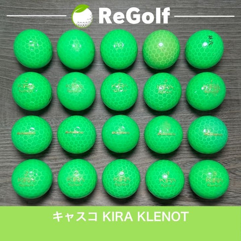ロストボール キャスコ KIRA キラ KLENOT クレノ グリーン 20球 ACランク ゴルフボール