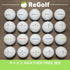 【中古】 ロストボール キャスコ ウェザーフリー ホワイト 混合 雨用など 20球 ACランク ゴルフボール リゴルフ