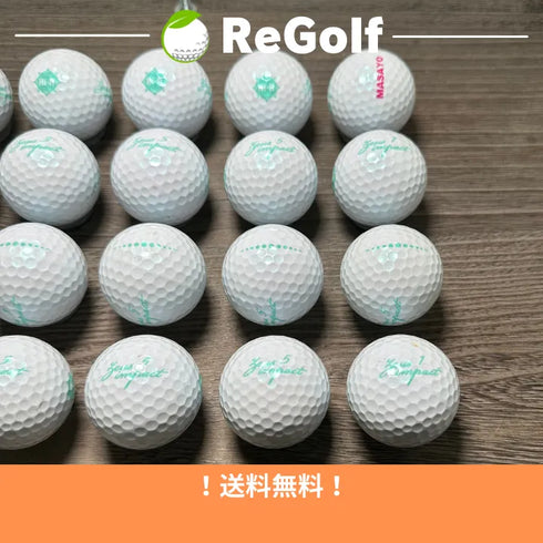 【中古】 ロストボール キャスコ ゼウスインパクト 女子 ホワイト 2023年モデル 20球 ACランク ゴルフボール リゴルフ