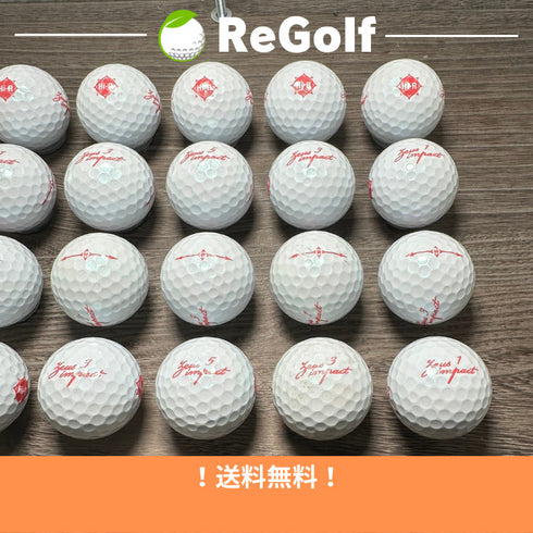 【中古】 ロストボール キャスコ ゼウスインパクト パールホワイト 2022年モデル 20球 ACランク ゴルフボール リゴルフ