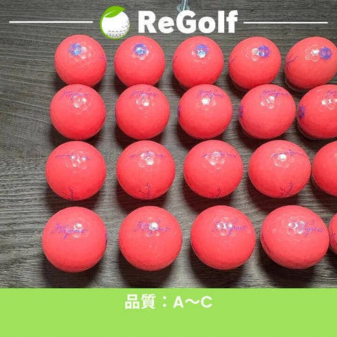 【中古】 ロストボール キャスコ ゼウスインパクト ピンク 2019年モデル 20球 ACランク ゴルフボール リゴルフ