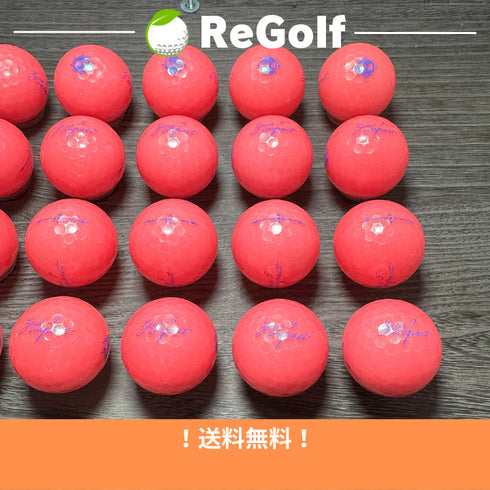 【中古】 ロストボール キャスコ ゼウスインパクト ピンク 2019年モデル 20球 ACランク ゴルフボール リゴルフ