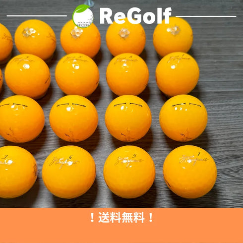 【中古】 ロストボール キャスコ ゼウスインパクト オレンジ 2019年モデル 20球 ACランク ゴルフボール リゴルフ