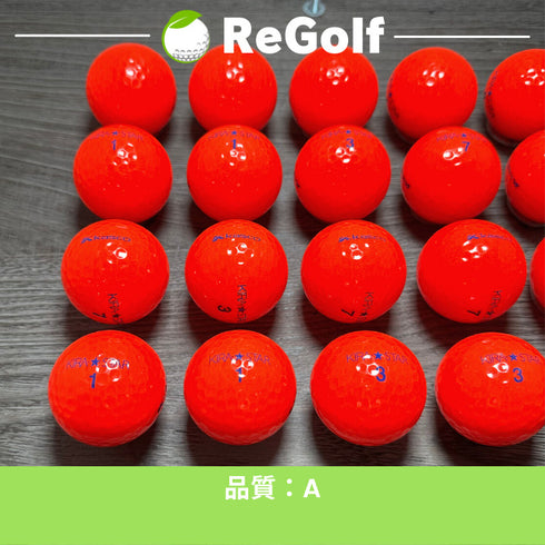 【中古】 ロストボール キャスコ KIRA キラ スター レッド 20球 Aランク ゴルフボール リゴルフ