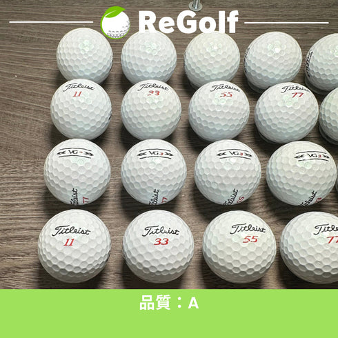 【中古】 ロストボール タイトリスト VG3 ホワイト 2022年モデル 20球 Aランク ゴルフボール リゴルフ