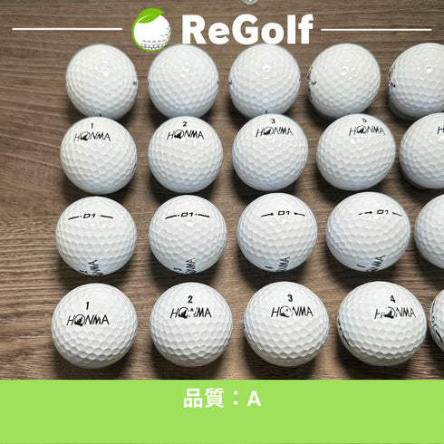 【中古】 ロストボール 本間ゴルフ ホンマ D1 ホワイト 年式混合 20球 Aランク ゴルフボール リゴルフ