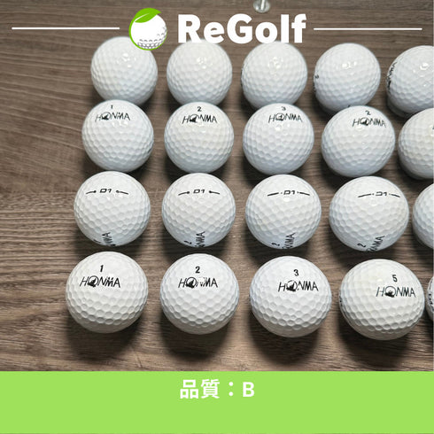 【中古】 ロストボール 本間ゴルフ ホンマ D1 ホワイト 年式混合 20球 Bランク ゴルフボール リゴルフ