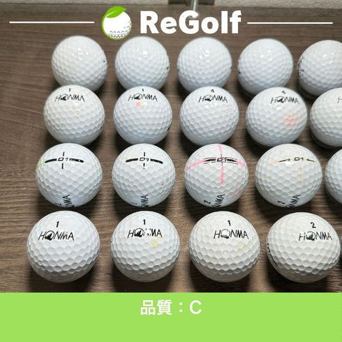 【中古】 ロストボール 本間ゴルフ ホンマ D1 白 年式混合 20球 Cランク ゴルフボール リゴルフ