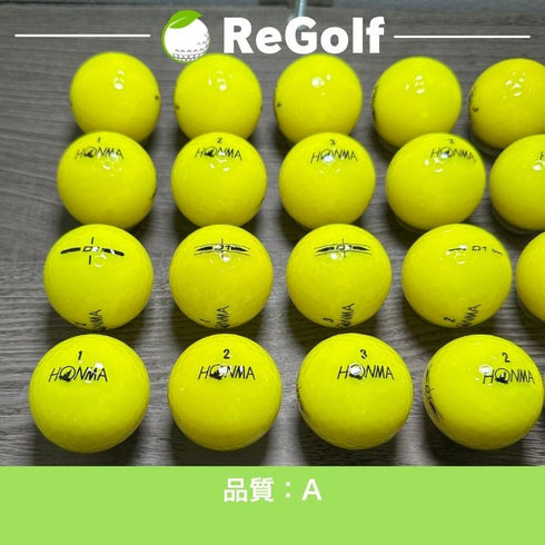 【中古】 ロストボール 本間ゴルフ ホンマ D1 イエロー 年式混合 20球 Aランク ゴルフボール リゴルフ