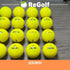 【中古】 ロストボール 本間ゴルフ ホンマ D1 イエロー 年式混合 20球 Bランク ゴルフボール リゴルフ