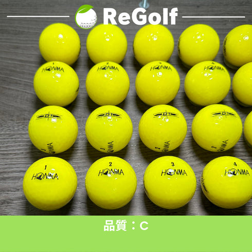 【中古】 ロストボール 本間ゴルフ ホンマ D1 イエロー 年式混合 20球 Cランク ゴルフボール リゴルフ