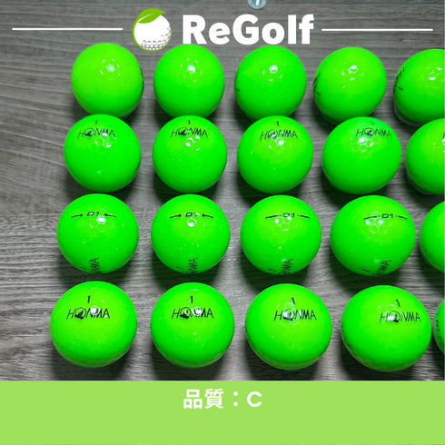 【中古】 ロストボール 本間ゴルフ ホンマ D1 グリーン 年式混合 20球 Cランク ゴルフボール リゴルフ