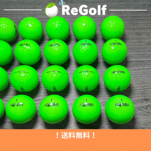 【中古】 ロストボール 本間ゴルフ ホンマ D1 グリーン 年式混合 20球 Cランク ゴルフボール リゴルフ