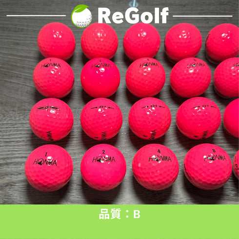 【中古】 ロストボール 本間ゴルフ ホンマ D1 ピンク 年式混合 20球 Bランク ゴルフボール リゴルフ