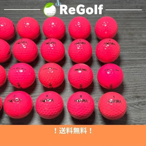 【中古】 ロストボール 本間ゴルフ ホンマ D1 ピンク 年式混合 20球 Cランク ゴルフボール リゴルフ
