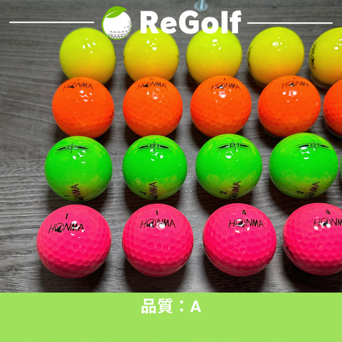 【中古】 ロストボール 本間ゴルフ ホンマ D1 マルチカラー 年式混合 20球 Aランク ゴルフボール リゴルフ