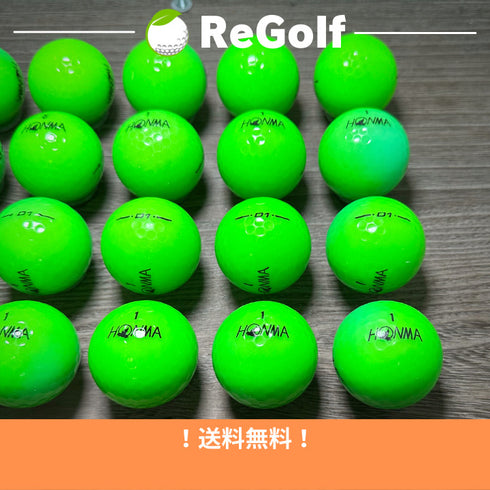 【中古】 ロストボール 本間ゴルフ ホンマ D1 グリーン 年式混合 20球 ぉ試ランク ゴルフボール リゴルフ