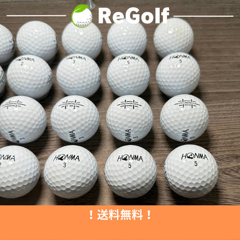 【中古】 ロストボール 本間ゴルフ ホンマ スピードモンスター ホワイト 20球 Aランク ゴルフボール リゴルフ