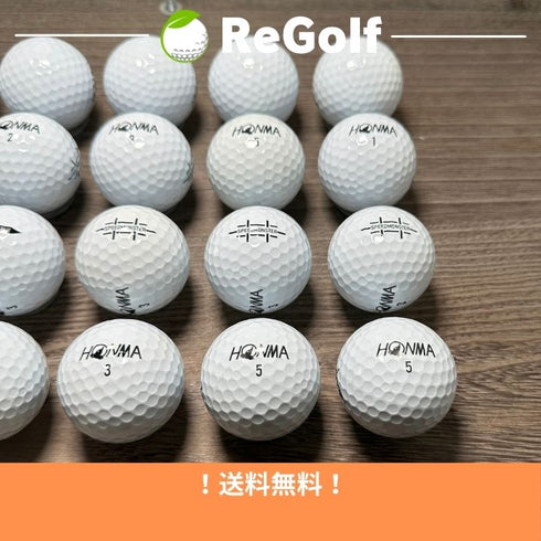 【中古】 ロストボール 本間ゴルフ ホンマ スピードモンスター ホワイト 年式混合 20球 Bランク ゴルフボール リゴルフ