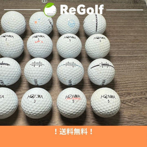 【中古】 ロストボール 本間ゴルフ ホンマ スピードモンスター ホワイト 年式混合 20球 Cランク ゴルフボール リゴルフ