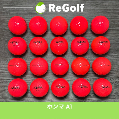 【中古】 ロストボール 本間ゴルフ ホンマ A1 ピンク 20球 ACランク ゴルフボール リゴルフ